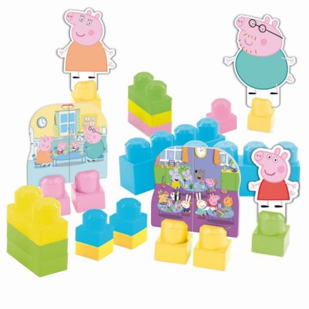 Liscianigioch Peppa Pig - Batoh s kostkama Baby Blocks