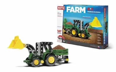 Efko Stavebnice Roto 4v1 FARM - Farmářská technika - 147 dílků
