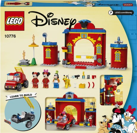 LEGO Disney 10776 - Mickey & Friends: Hasičská stanice a auto Mickeyho přátel
