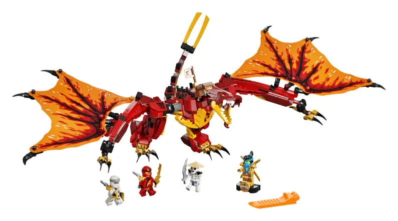 LEGO Ninjago 71753 - Útok ohnivého draka