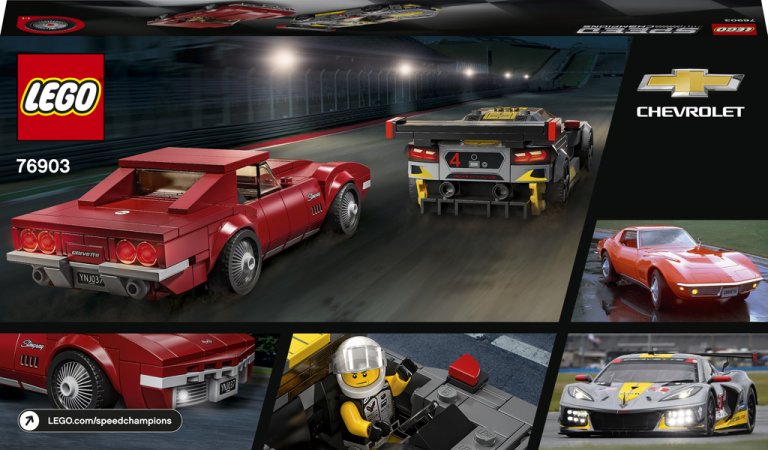 LEGO Speed Champions 76903 - Chevrolet Corvette C8.R a 1968 Chevrolet Corvette