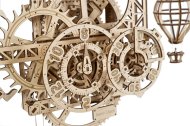 UGEARS 3D dřevěné mechanické puzzle - Nástěnné hodiny Aero