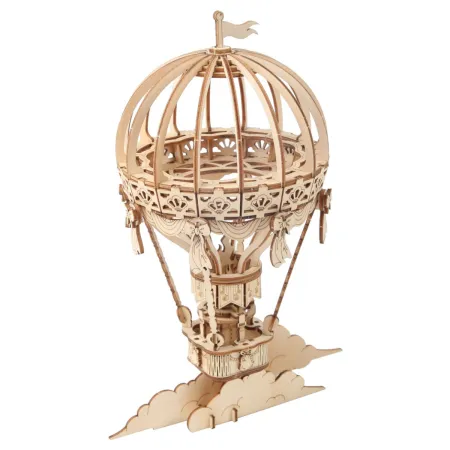 RoboTime 3D dřevěné puzzle - Horkovzdušný balón