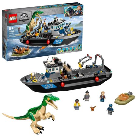 LEGO Jurassic World 76942 - Útěk baryonyxe z lodě