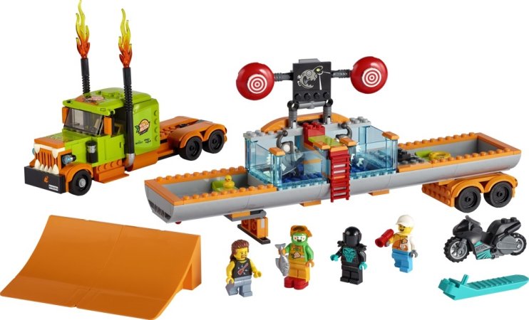 LEGO City 60294 - Kaskadérský kamión