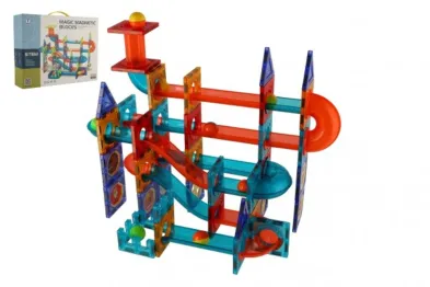 Teddies Magnetická stavebnice - 96 ks