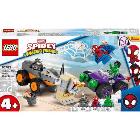 LEGO Marvel Spiderman 10782 - Hulk vs. Rhino – souboj džípů