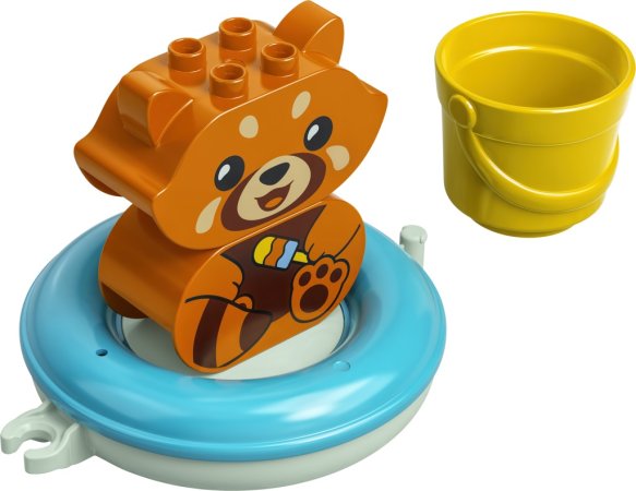 LEGO DUPLO 10964 - Legrace ve vaně: Plovoucí panda červená