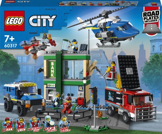 LEGO City 60317 - Policejní honička v bance