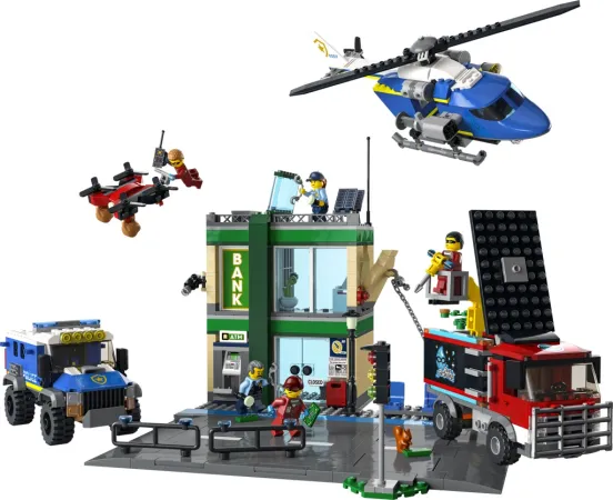 LEGO City 60317 - Policejní honička v bance
