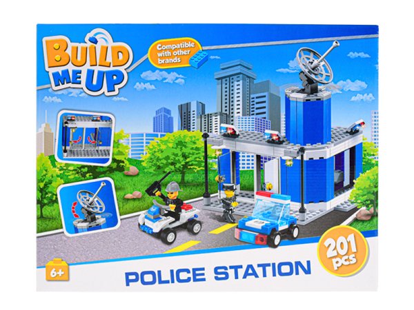 Mikro trading Stavebnice BuildMeUp - Policie (Police station) - 201 ks