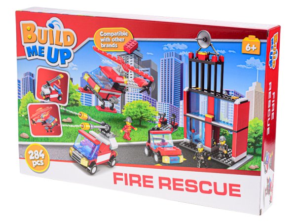 Mikro trading Stavebnice BuildMeUp - Hasiči (Fire rescue) - 284 ks