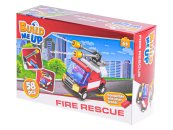 Mikro trading Stavebnice BuildMeUp - Hasiči (Fire rescue) - 2 druhy - 58 ks a 59 ks