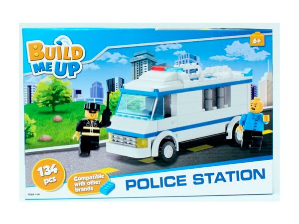 Mikro trading Stavebnice BuildMeUp - Policie (Police station) - 134 ks