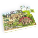 Hubelino Puzzle - Svět dinosaurů - 35 kostek