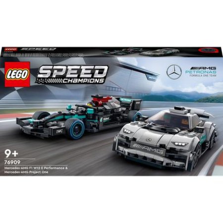 LEGO Speed Champions 76909 - Mercedes-AMG F1 W12 E Performance a Mercedes-AMG Project One