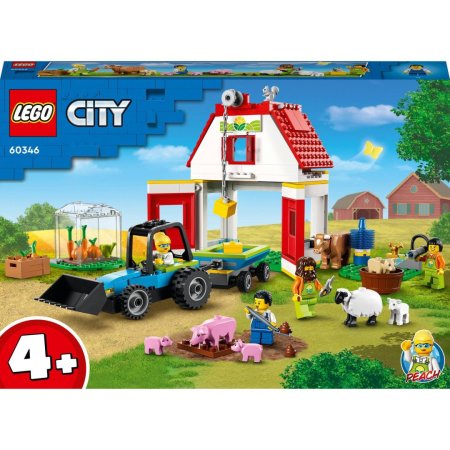 LEGO City 60346 - Stodola a zvířátka z farmy