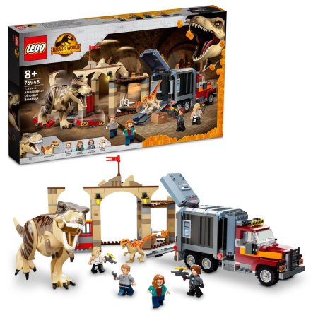LEGO Jurassic World 76948 - Útěk T-rexe a atrociraptora