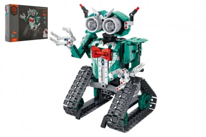 Teddies RC robot skládací - zelený - 3v1