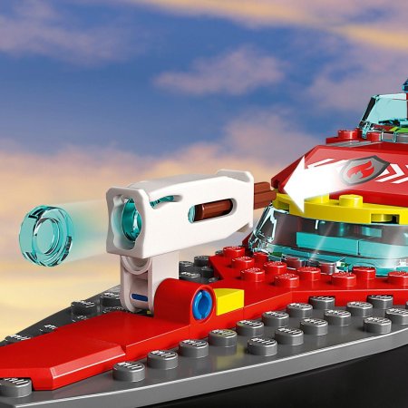 LEGO City 60373 - Hasičská záchranná loď a člun