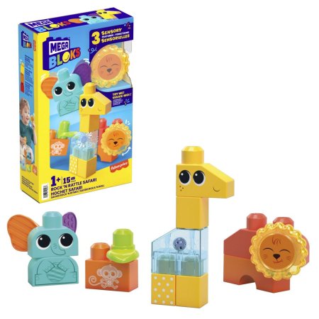 Mattel Stavebnice Mega Bloks - Chrastící SAFARI