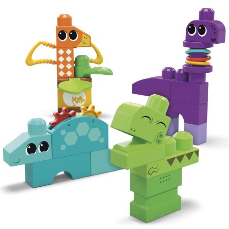Mattel Stavebnice Mega Bloks - Pískající Dinosauři