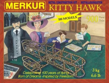 Merkur Stavebnice Merkur - Kitty Hawk - 900 ks