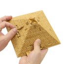 EscapeWelt 3D dřevěná mechanická skládačka hlavolamu - Pyramida