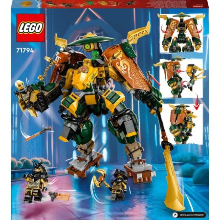 LEGO Ninjago 71794 - Lloyd, Arin a jejich tým nindža robotů