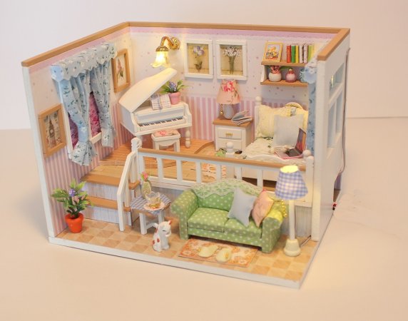Dvěděti Miniatura domečku - Domov tvých snů