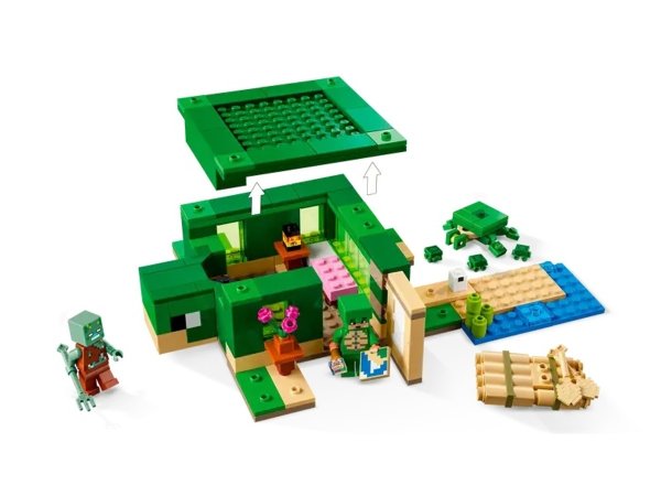 LEGO Minecraft 21254 - Želví domek na pláži