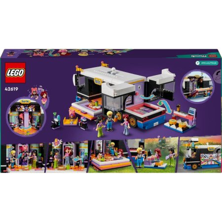 LEGO Friends 42619 - Autobus pro turné popových hvězd