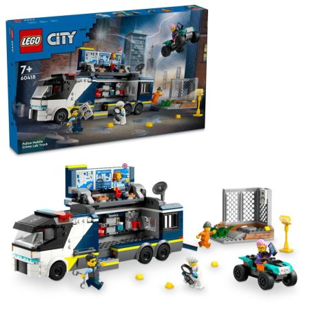 LEGO City 60418 - Mobilní kriminalistická laboratoř policistů