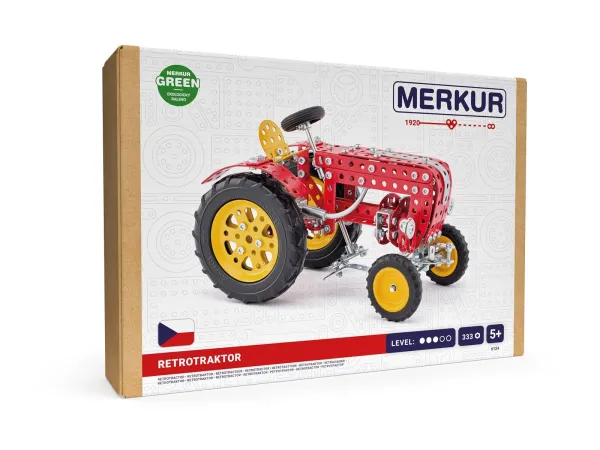 Merkur Stavebnice - Retrotraktor - 333 dílků