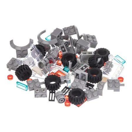 L-W Toys Stavebnice - Kreativní set pro stavbu aut - 80 ks