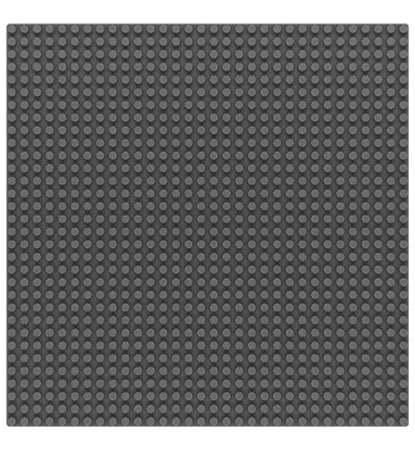 Sluban Stavebnice Bricks Base - Základová deska 32 x 32 - šedá