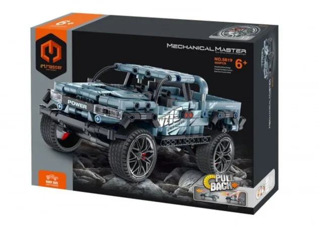 iM.Master Stavebnice Mechanical Master - Auto na zpětné natažení - 463 dílků
