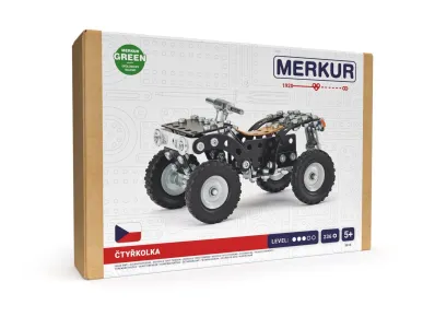 Merkur Stavebnice - Čtyřkolka - 236 dílků