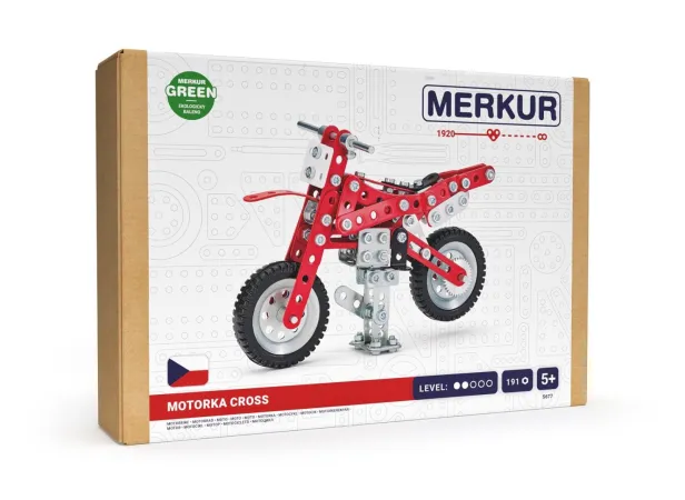 Merkur Stavebnice - Dirtbike (Crossová motorka) - 191 dílků