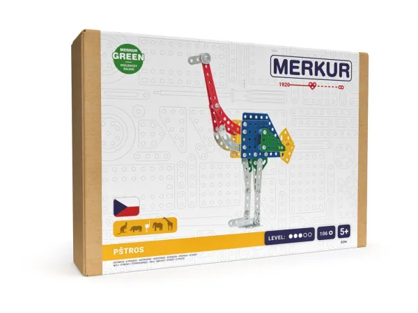 Merkur Stavebnice ZOO - Pštros - 106 dílků