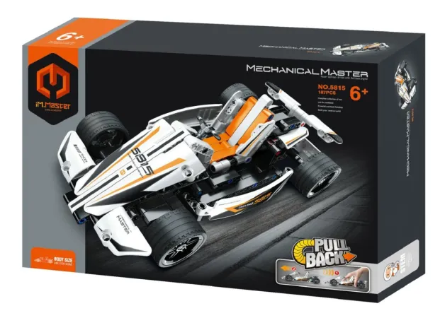 iM.Master Stavebnice Mechanical Master - Formule na zpětné natažení - 187 dílků