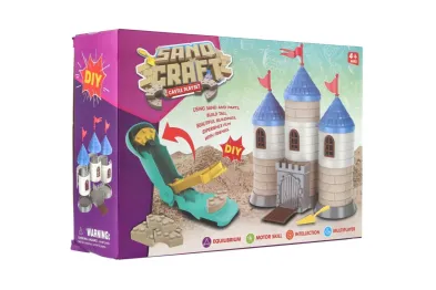 Teddies Stavebnice - Hrad s pískem s doplňky