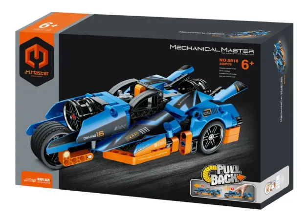 iM.Master Stavebnice Mechanical Master - Tříkolka na zpětné natažení - 202 dílků