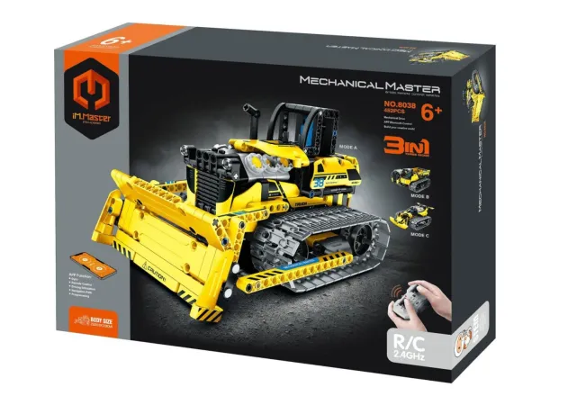 iM.Master Stavebnice Mechanical Master - RC programovatelný stavební stroj 3v1 - 452 dílků