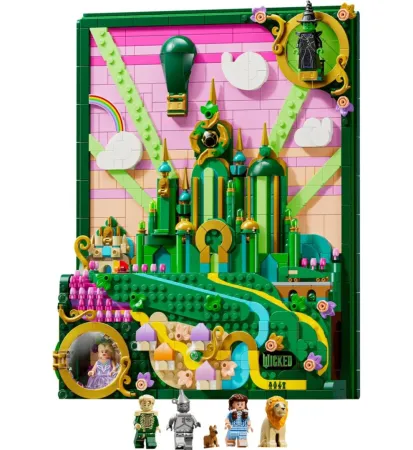 LEGO WICKED 75685 - Nástěnné umění: Emerald City