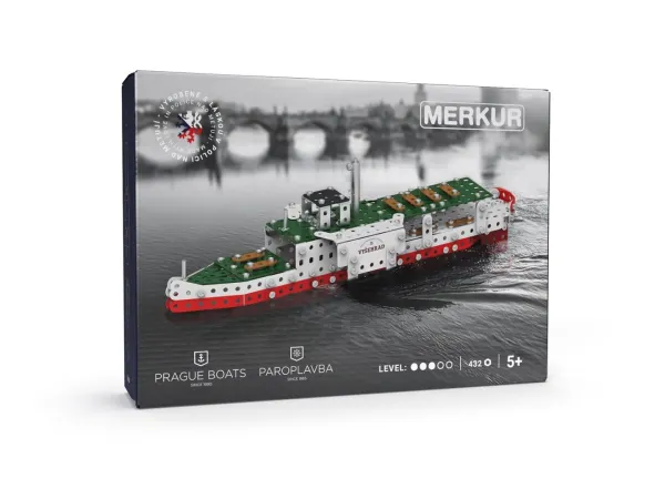 Merkur Stavebnice - Parník Vyšehrad - 432 dílků
