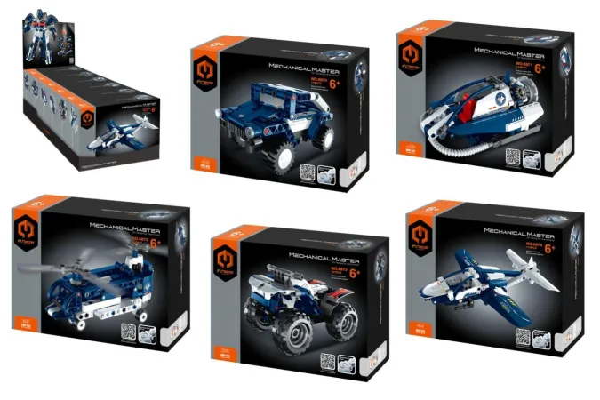 iM.Master Stavebnice Mechanical Master - Policejní zásahová vozidla - 6 druhů