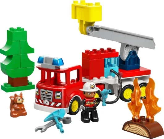 LEGO Duplo 10473 - Hasičské auto s hadicí a hasičem