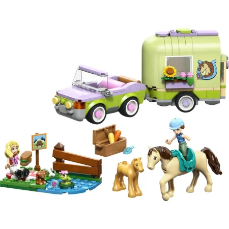LEGO Friends 42695 - Přívěs s koněm a hříbětem