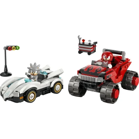 LEGO SONIC THE HEDGEHOG 77118 - Silver a jeho auto vs. Knuckles a jeho monster truck